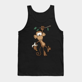 Cute Cartoon Monkey Tank Top